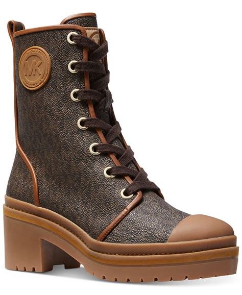 michael michael kors women's corey lace-up lug sole booties|MICHAEL Michael Kors Ankle boots for Women .